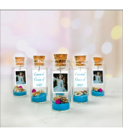 50th Birthday Anniversary Favors For Guests, Custom Favors With Photos, Cruise Party Favors, Personalized Message in a Bottle Favors