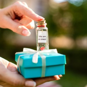 Personalized gift for her, Wish jar, Engagement gift, Mindfulness gift, Boyfriend gift, Girlfriend gift Message in a bottle