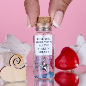 Anniversary gift, Husband gift, Romantic gift for wife, Unique gifts, Personalized Cute gift, Message in a bottle, unusual gift for her